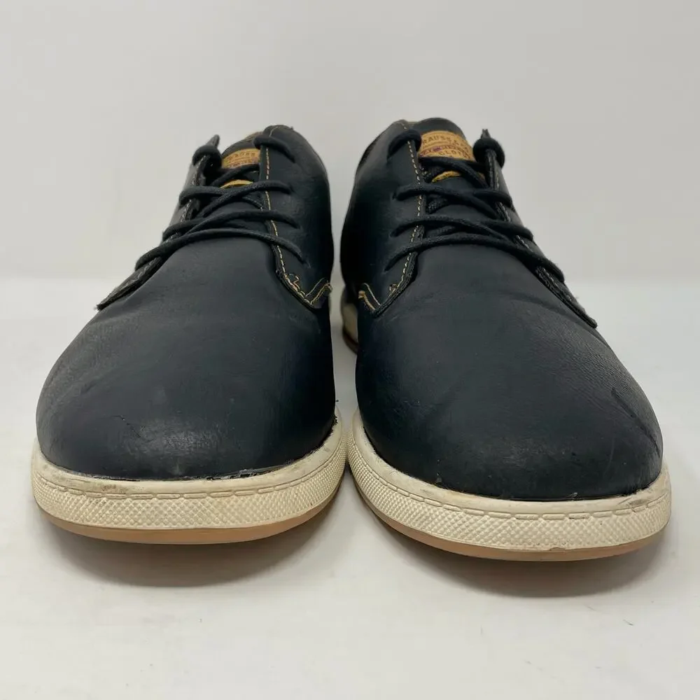 Levi's Black Faux Leather Comfort Low Sneakers Mens Size 13